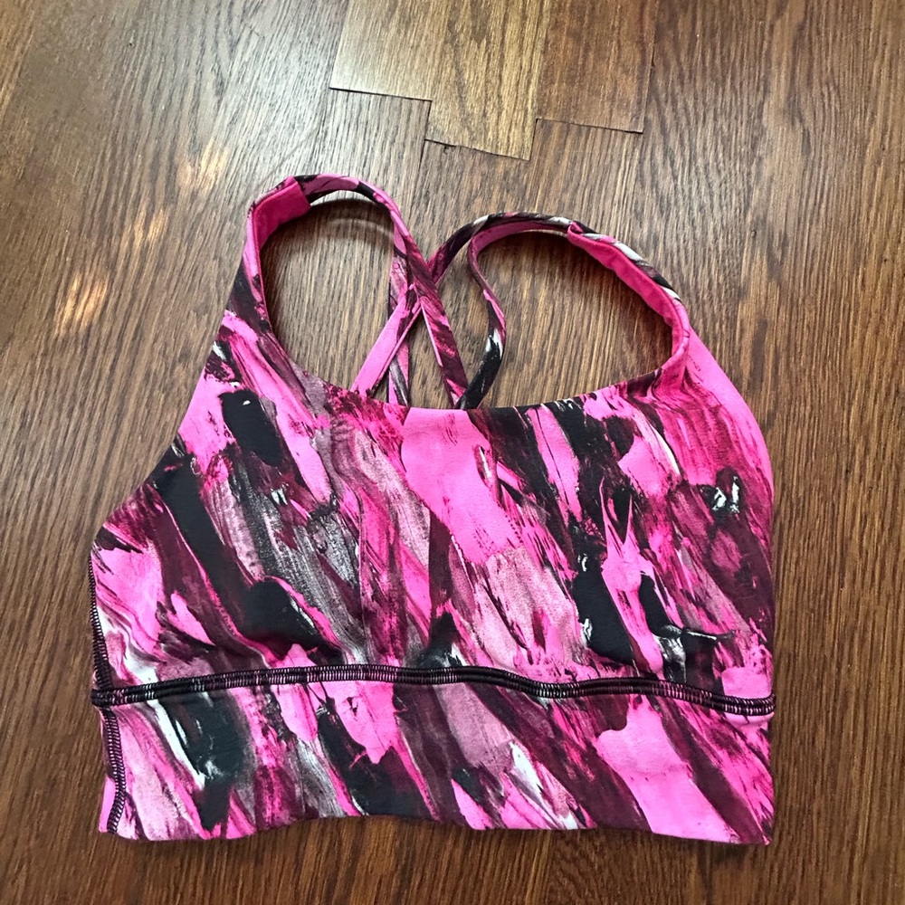 Lululemon energy longline sports bra size 4